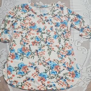 Floral Print Women's Tunic